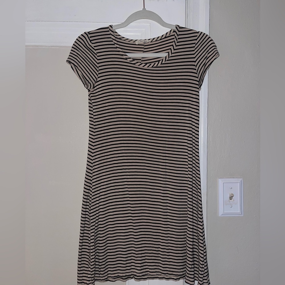 Striped T-Shirt Dress